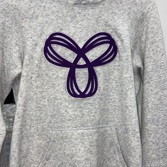 Grey TNA sweater with PURPLE symbol - Picture 2 of 4